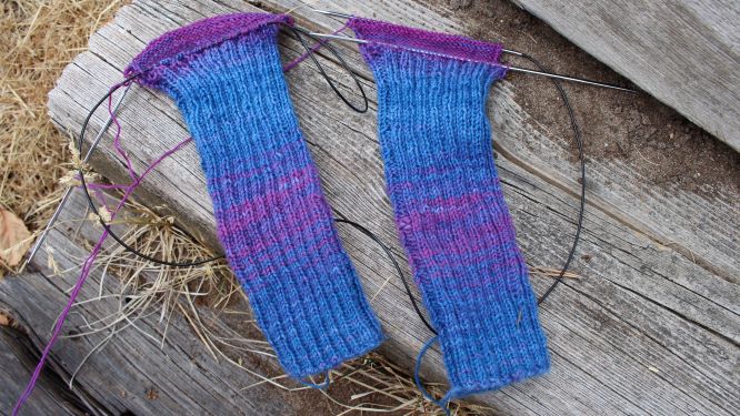 stickat med färgat garn1